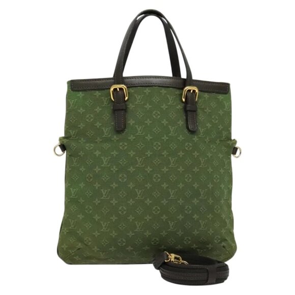 LOUIS VUITTON Monogram Mini Françoise 2Way Tote Bag TST Khaki M92422 Auth 1... - Picture 1 of 16